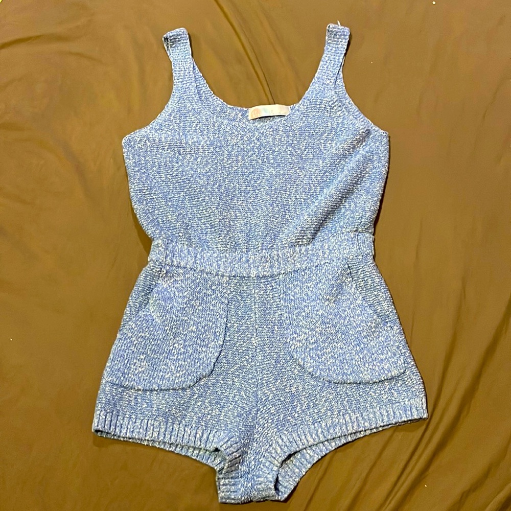 Free People Beach Knitted Romper